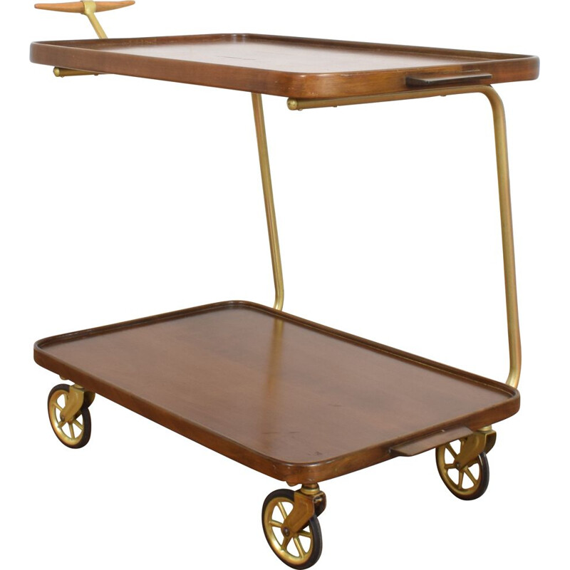 Vintage German serving trolley, 1970s