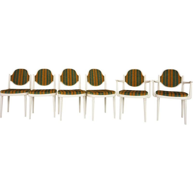 Suite of 6 vintage chairs by Hanno von Gustedt for Thonet