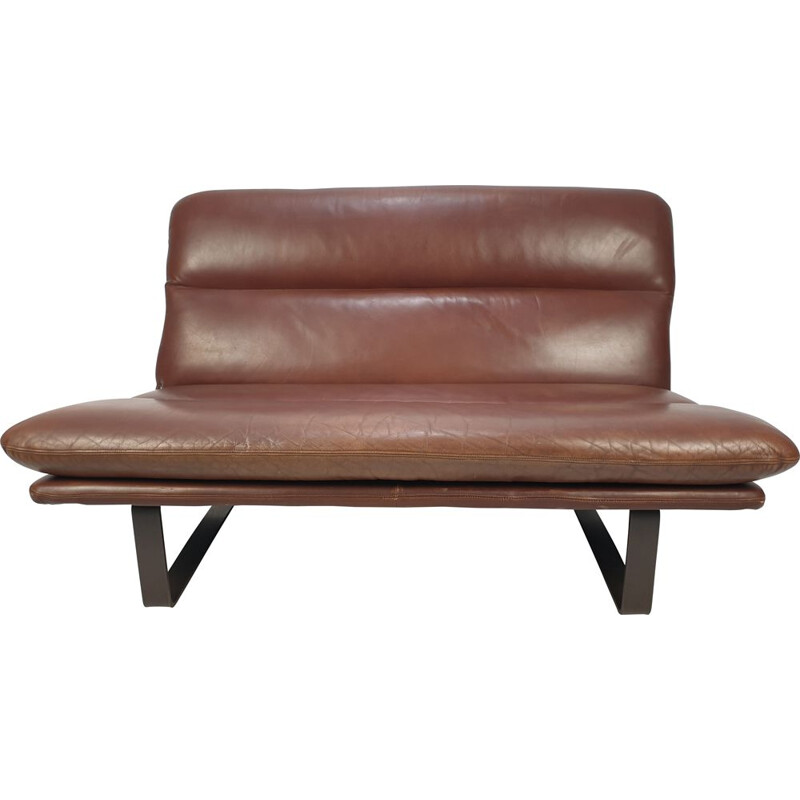 Vintage Leather Sofa by Kho Liang Ie for Artifort, 1960