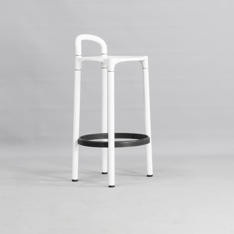 Vintage set of 3 "Polo" stool by Anna Castelli Ferrieri for Kartell 1980
