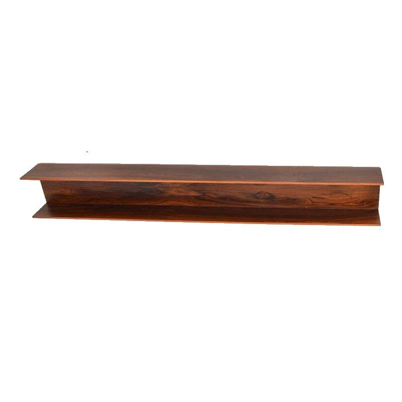 Rosewood wall shelf by Wilhelm Renz 1960 