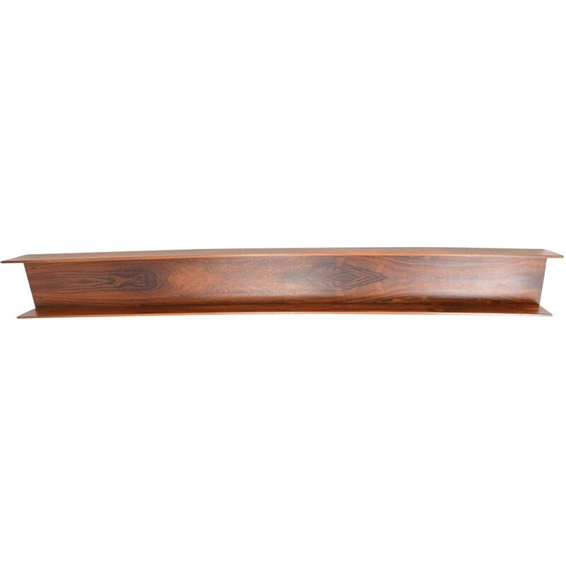 Rosewood wall shelf by Wilhelm Renz. 1960 