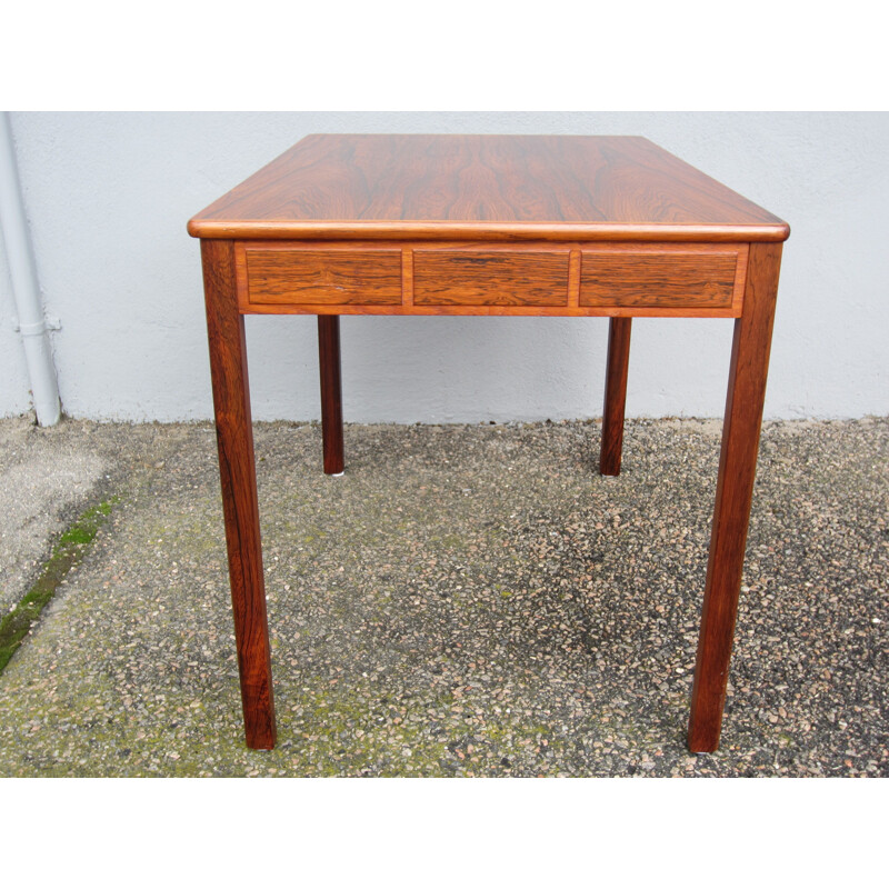 Vintage Scandinavian rosewood side table by Yngvar Sandström for AB Seffle Möbelfabrik