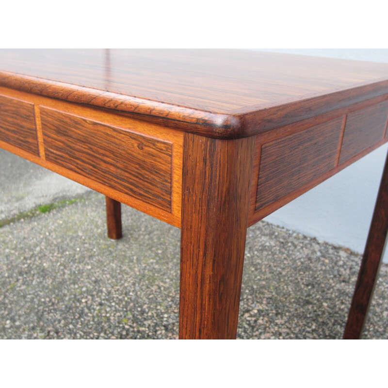 Vintage Scandinavian rosewood side table by Yngvar Sandström for AB Seffle Möbelfabrik