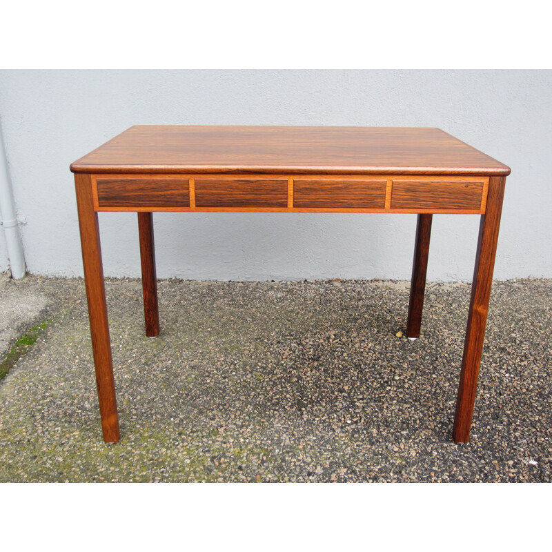 Vintage Scandinavian rosewood side table by Yngvar Sandström for AB Seffle Möbelfabrik
