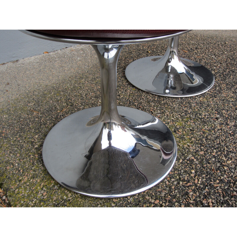 Pair of vintage Scandinavian Satellit stools by Börje Johanson for Johanson Design