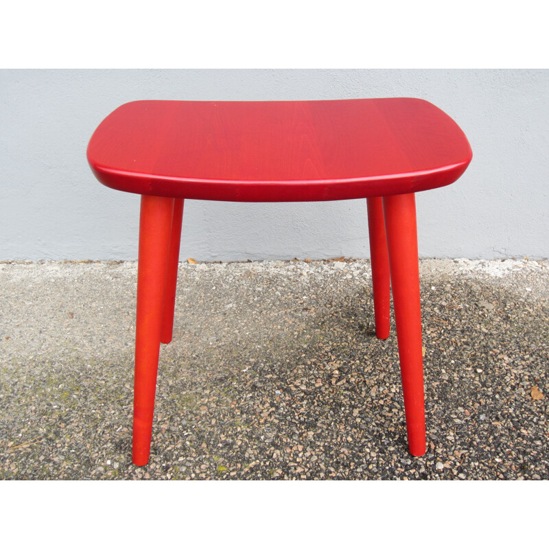 Scandinavian vintage Palle stool by Yngve Ekström for StolAB