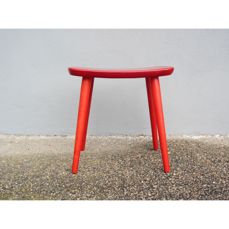 Scandinavian vintage Palle stool by Yngve Ekström for StolAB