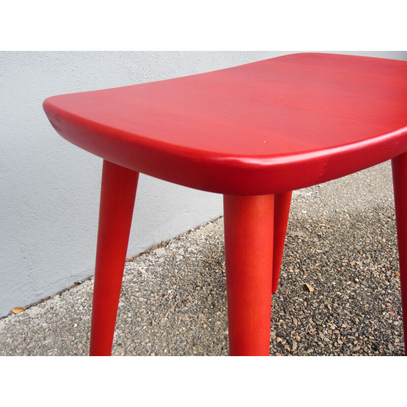 Scandinavian vintage Palle stool by Yngve Ekström for StolAB