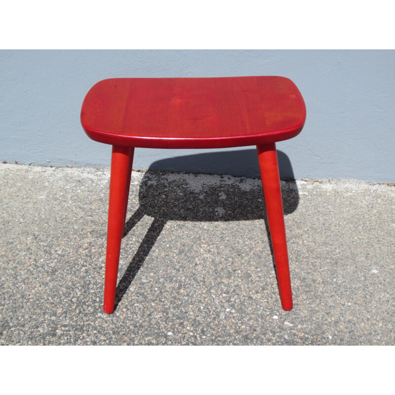 Scandinavian vintage Palle stool by Yngve Ekström for StolAB