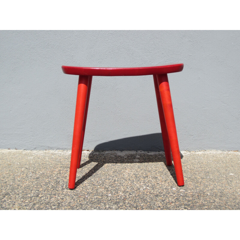 Scandinavian vintage Palle stool by Yngve Ekström for StolAB