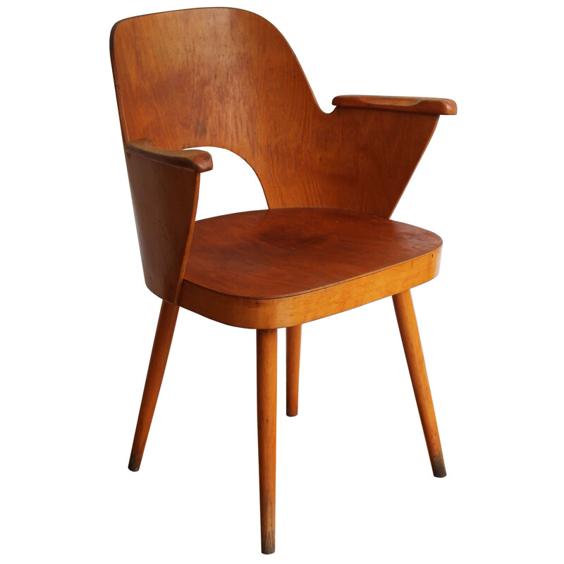 Vintage Dining chair n.1515 by Oswald Haerdtl for TON Company 1955