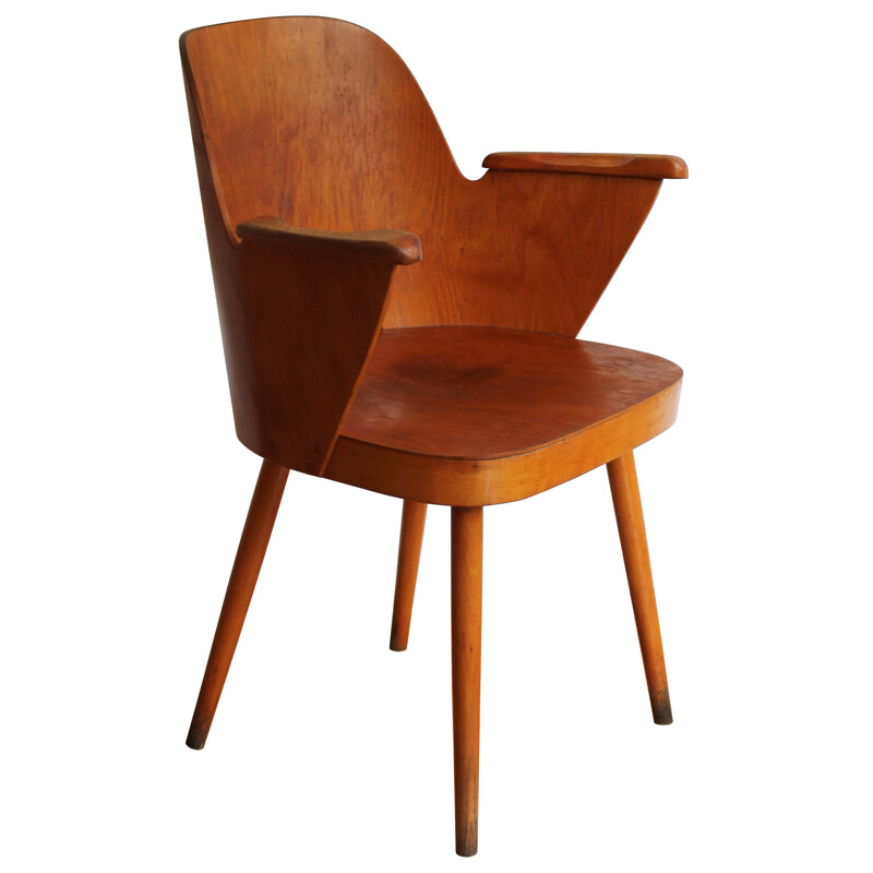 Vintage Dining chair n.1515 by Oswald Haerdtl for TON Company 1955