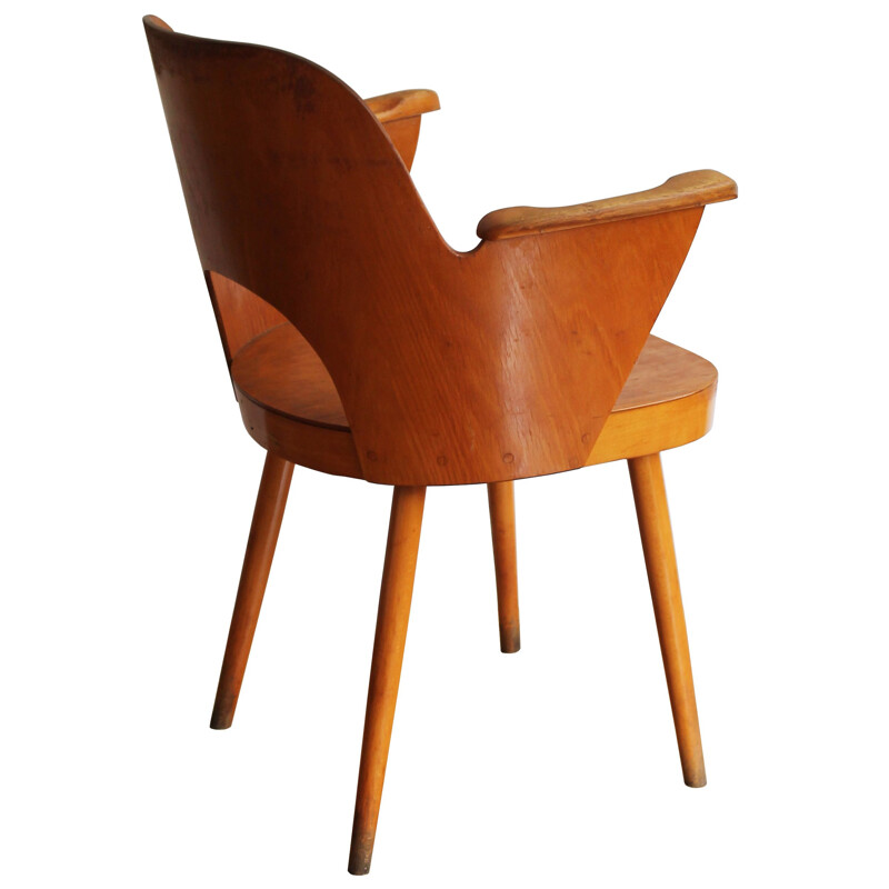 Vintage Dining chair n.1515 by Oswald Haerdtl for TON Company 1955