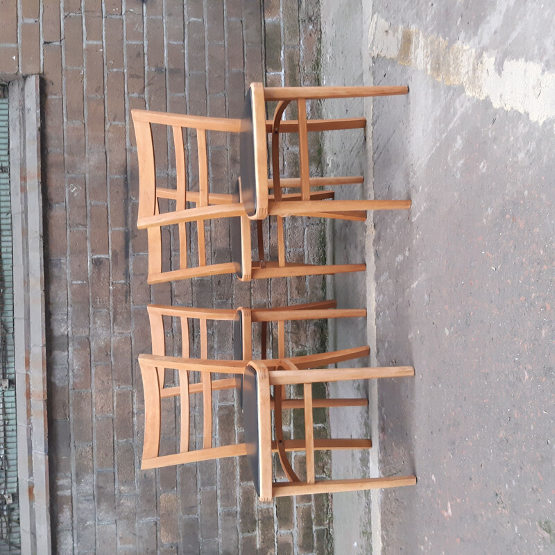 Set  of Four vintage Ben Of Stowe Dining Chairs