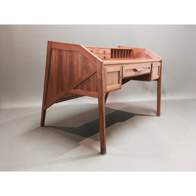 Bureau massif scandinave vintage 1960