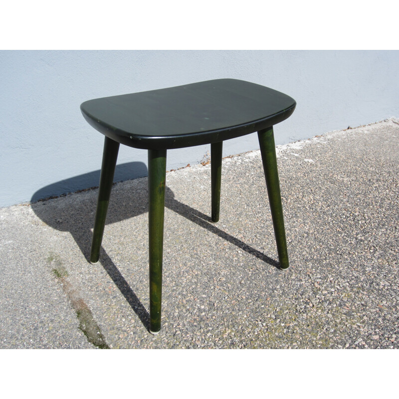 Vintage Scandinavian stool model "Straw" by Yngve Ekström for StolAB