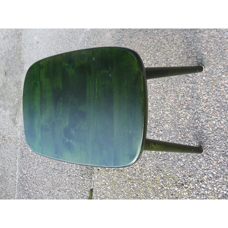 Vintage Scandinavian stool model "Straw" by Yngve Ekström for StolAB