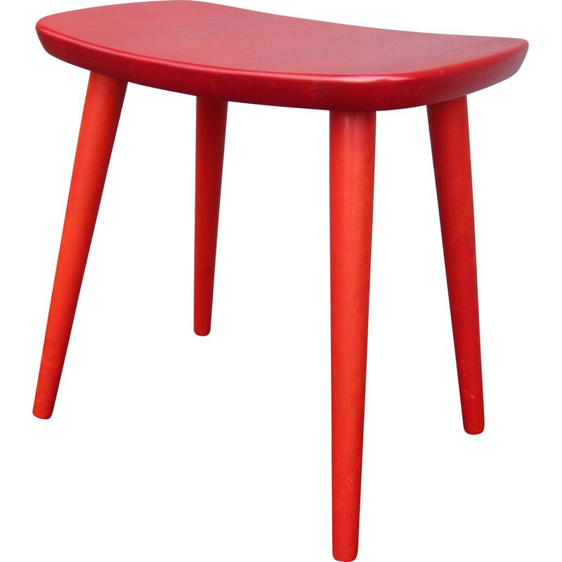 Scandinavian vintage Palle stool by Yngve Ekström for StolAB