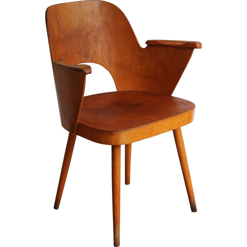 Vintage Dining chair n.1515 by Oswald Haerdtl for TON Company 1955