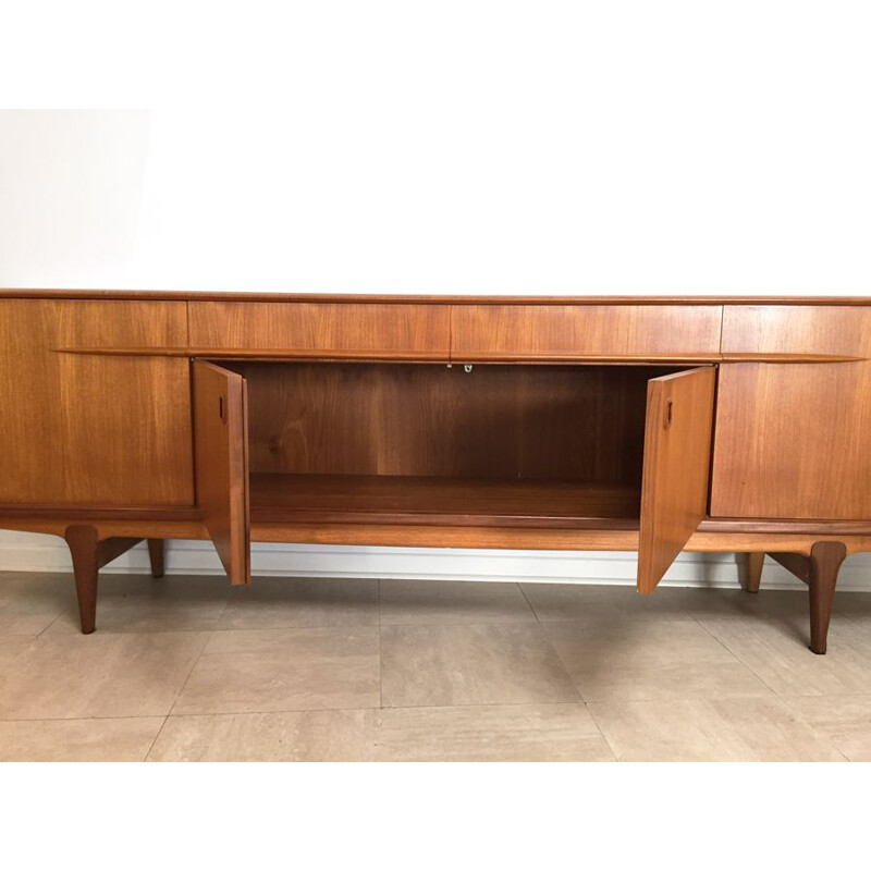 Vintage Scandinavian teak sideboard by Simat, 1960