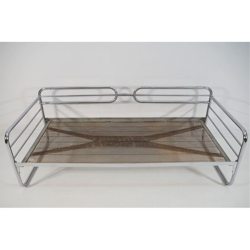 Vintage Chrome Bauhaus Sofa, 1930s