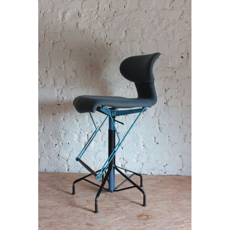 Chaise de Bureau haute pivotable Vintage, 1970s