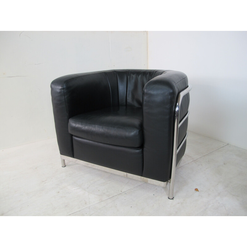 paire de fauteuils Onda en cuir vintage par De Pas, D'Urbino et Lomazzi pour Zanotta, 
