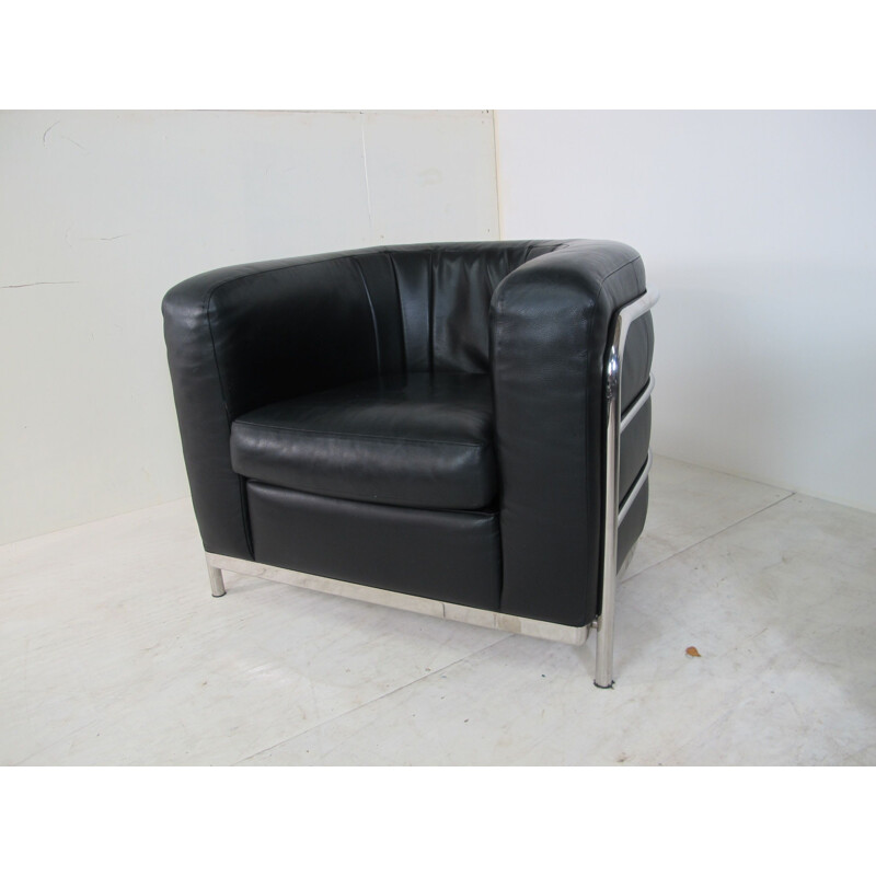 Vintage Leather Model Onda Lounge Chair by De Pas, D'Urbino and Lomazzi for Zanotta, 1985