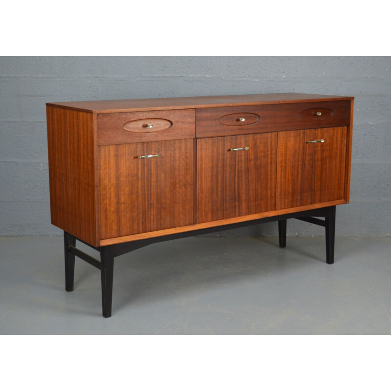 Vintage British teak sideboard by Nathan