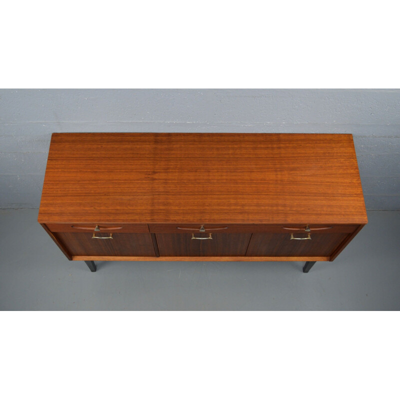 Vintage British teak sideboard by Nathan