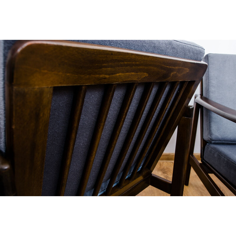 Paire de fauteuils Vintage B-7522 de Zenon Bączyk, 1960