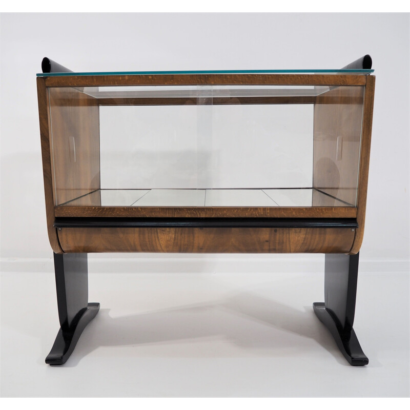 Vintage Art Deco Bar Trolley by Jindrich Halabala for UP-Zavody, 1930s