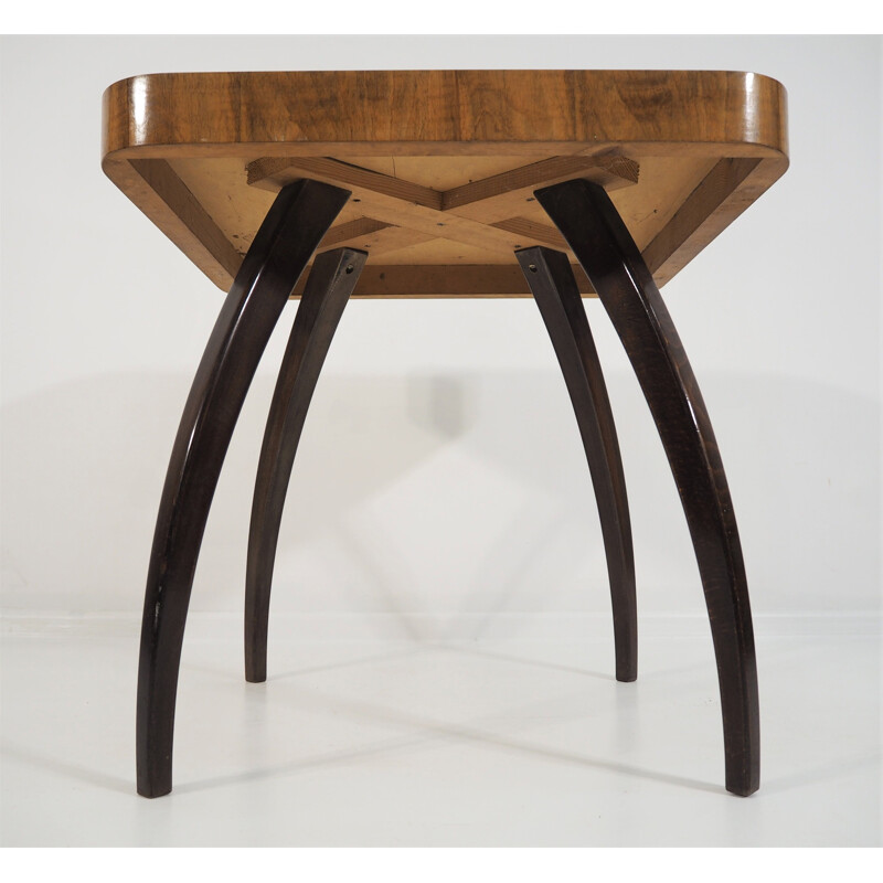 Vintage H259 coffee table by Jindrich Halabala, 1930s