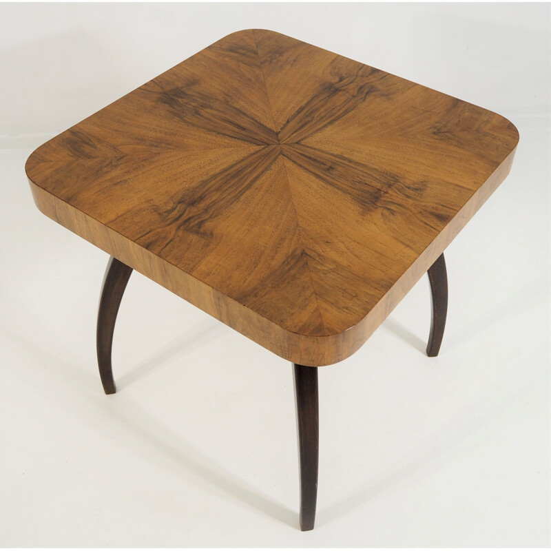 Vintage H259 coffee table by Jindrich Halabala, 1930s