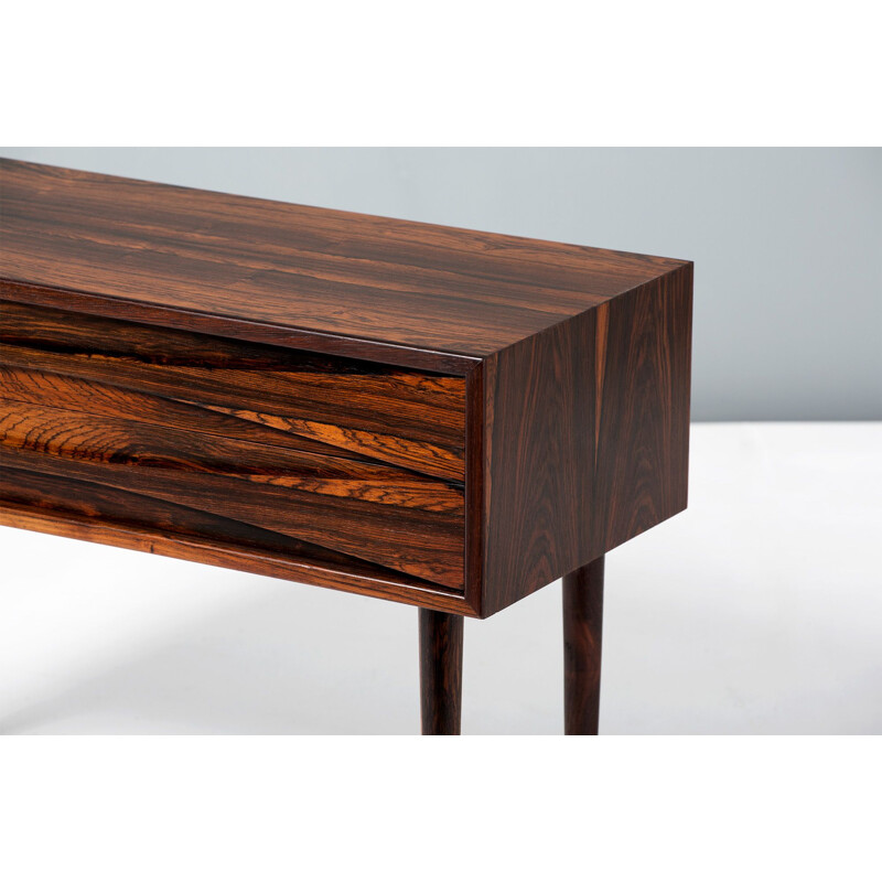 Vintage rosewood console by Niels Clausen, 1960s