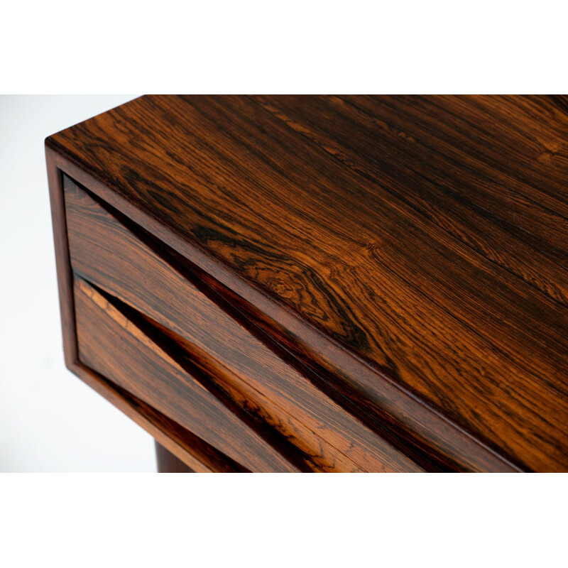 Vintage rosewood console by Niels Clausen, 1960s