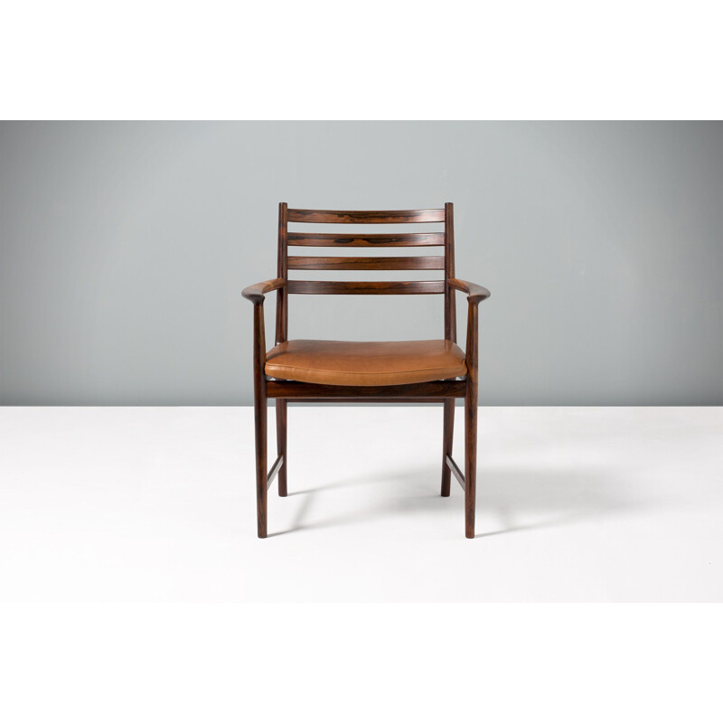 Vintage Kai Lyngfeldt-Larsen Danish rosewood armchair, 1960