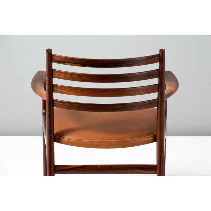 Vintage Kai Lyngfeldt-Larsen Danish rosewood armchair, 1960