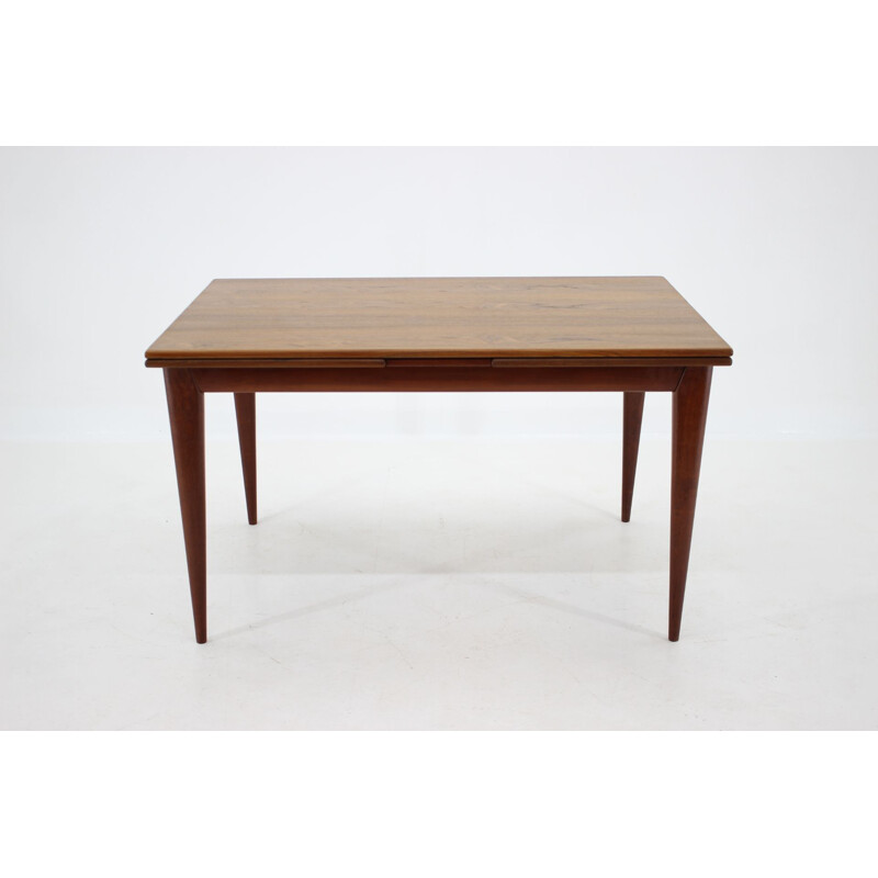 Vintage teak extendable dining table by Niels O. Møller, Denmark, 1960s 