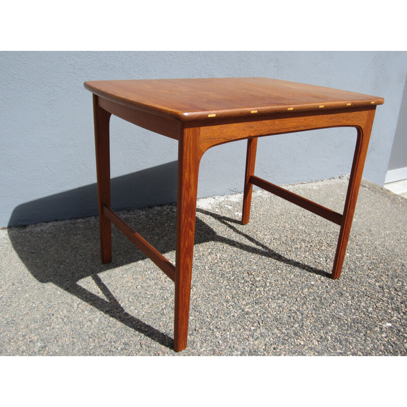 Vintage Scandinavian teak side table by Yngvar Sandström for AB Seffle Möbelfabrik