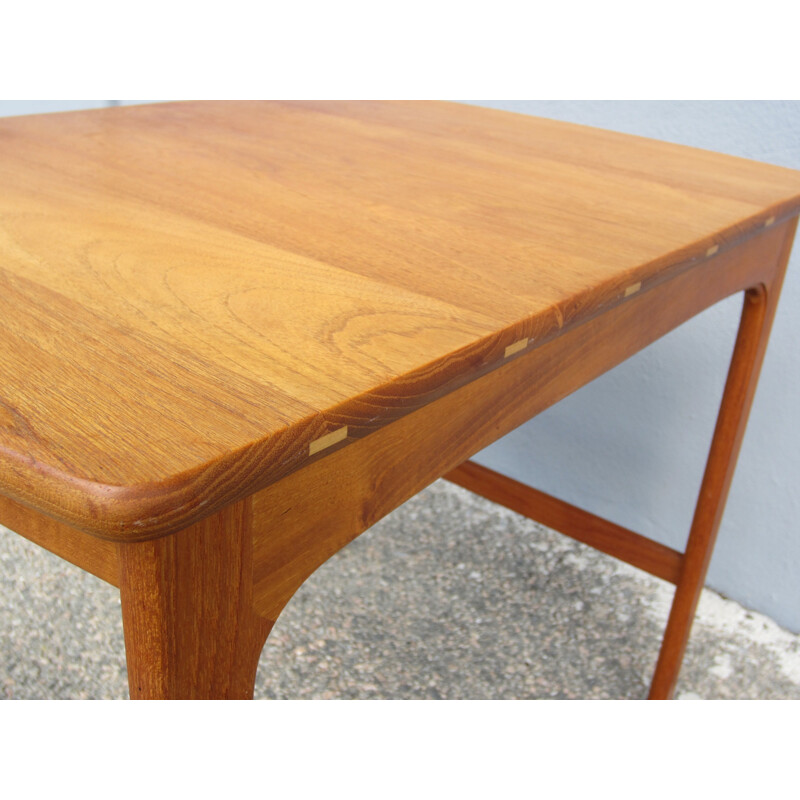 Vintage Scandinavian teak side table by Yngvar Sandström for AB Seffle Möbelfabrik
