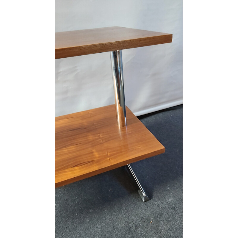 Vintage side table with swivle table top, Germany, 1970s