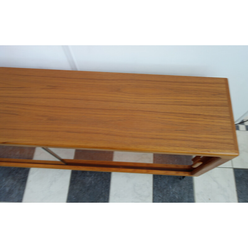 Vintage Silkeborg teak showcase sideboard 1960s