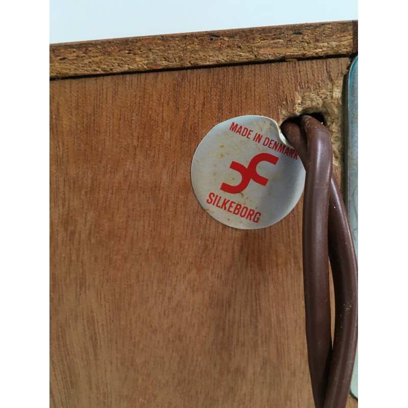 Vintage Silkeborg teak showcase sideboard 1960s