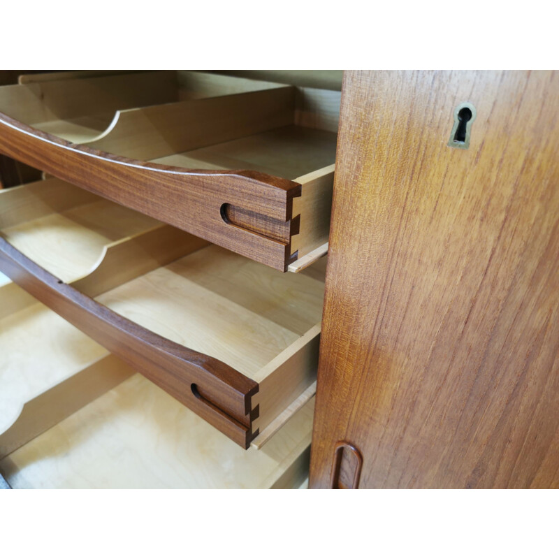 Vintage Danish teak sideboard 1970s 