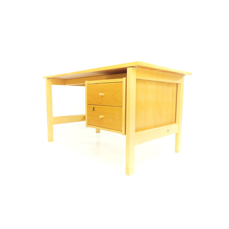 Vintage Hans Wegner for Getama beech desk 1970s