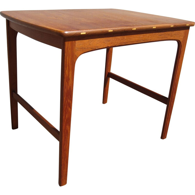 Vintage Scandinavian teak side table by Yngvar Sandström for AB Seffle Möbelfabrik