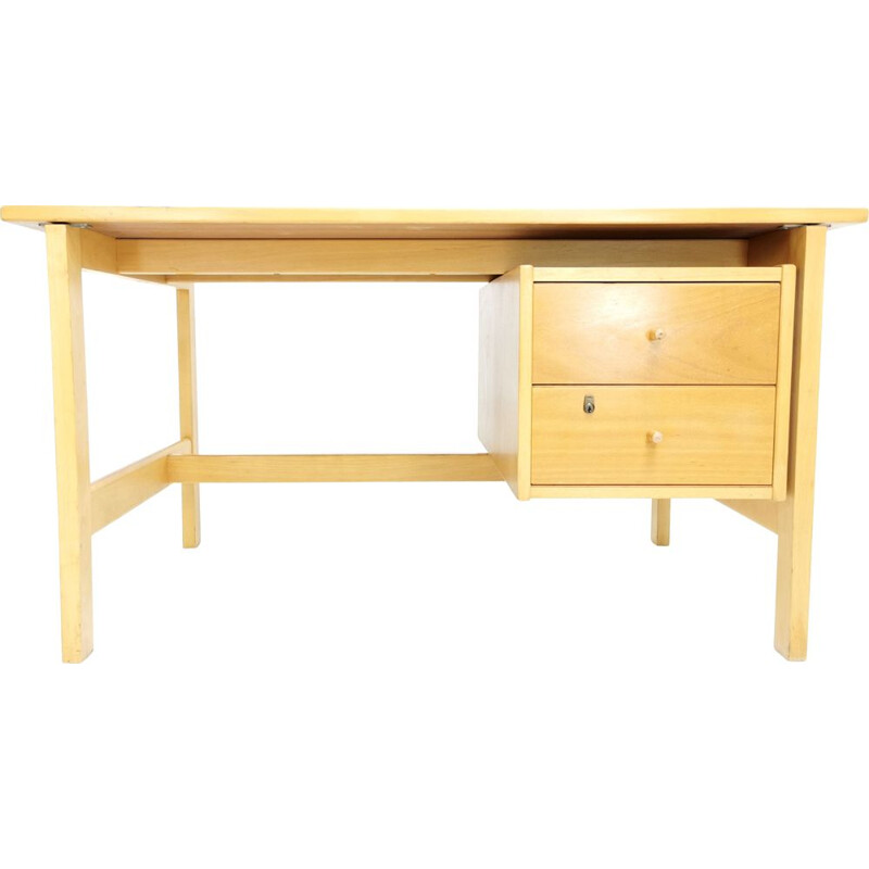 Vintage Hans Wegner for Getama beech desk 1970s