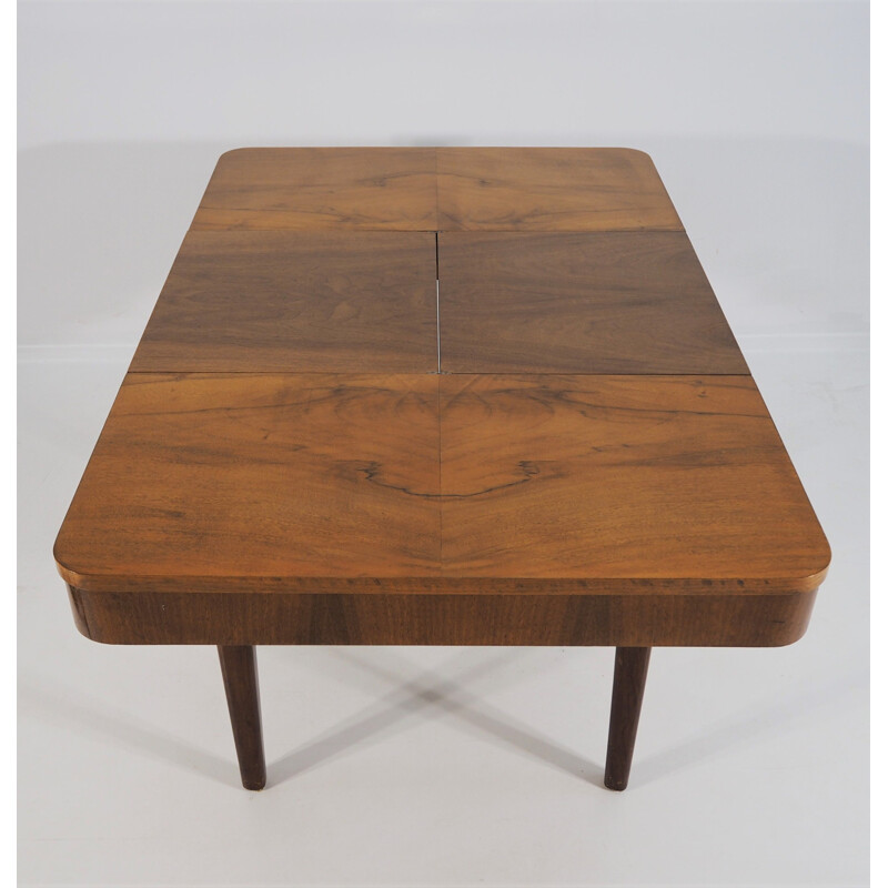 Vintage Art Deco Czech Dining Table by Jindřich Halabala, 1950s